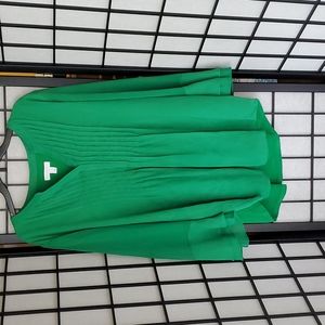 Green Charter Club blouse large
